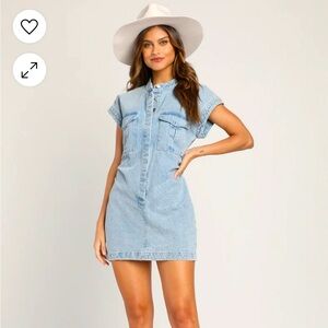 Lulus denim dress ,New without tags.*Feel free to send me offers ^_^